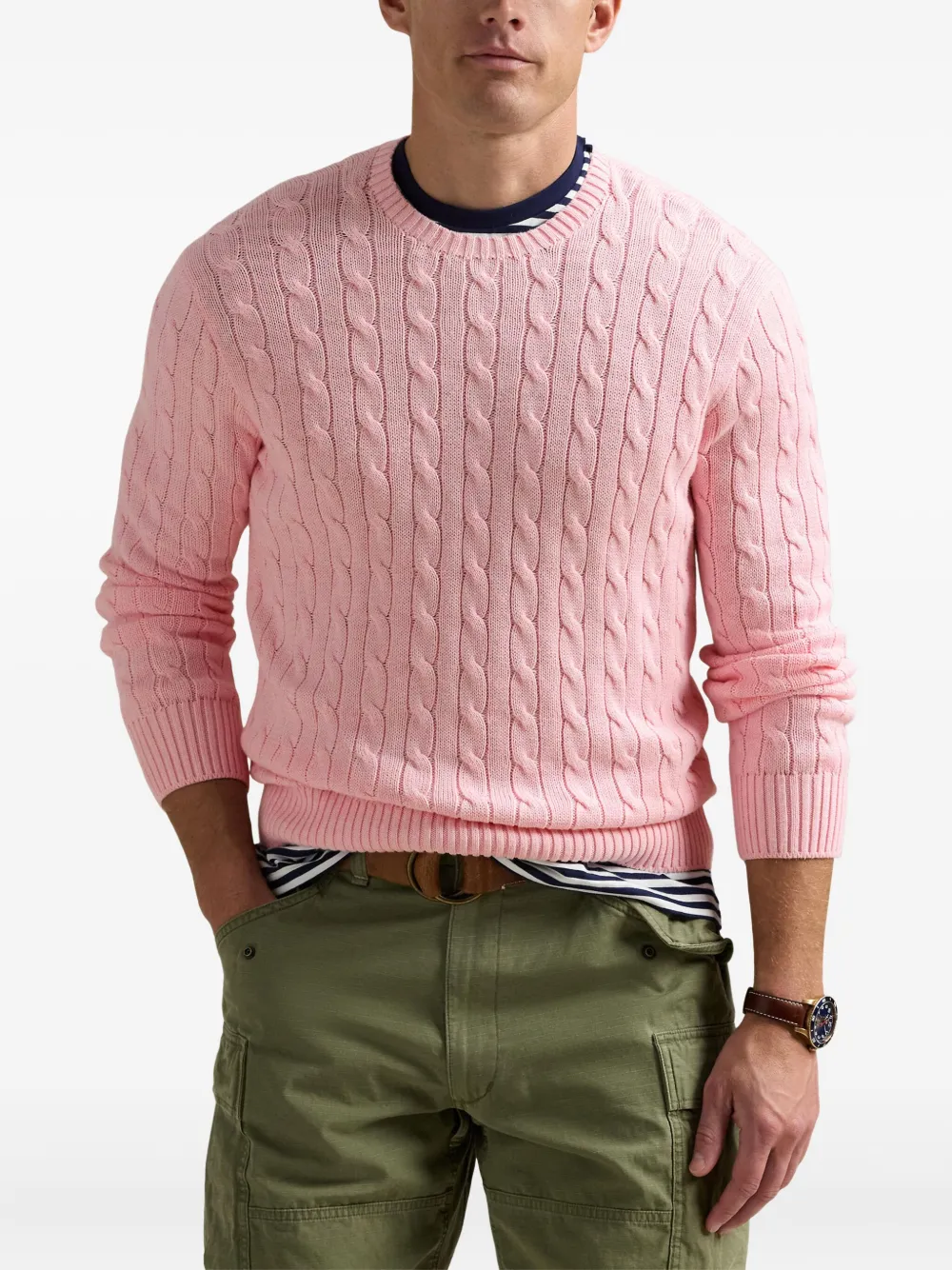 Polo Ralph Lauren Kabelgebreide trui Roze