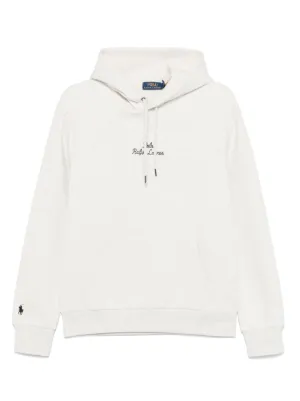 Marc Jacobs Monogram Oversized Drawstring Hoodie | Neutrals | FARFETCH