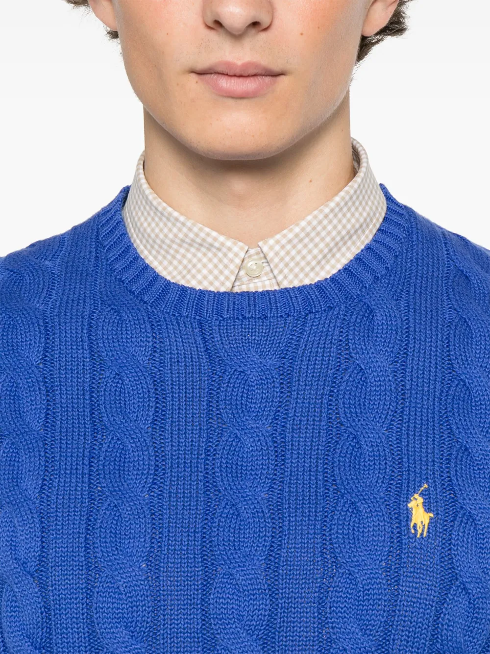 Polo Ralph Lauren Trui met geborduurd Polo Pony-logo Blauw