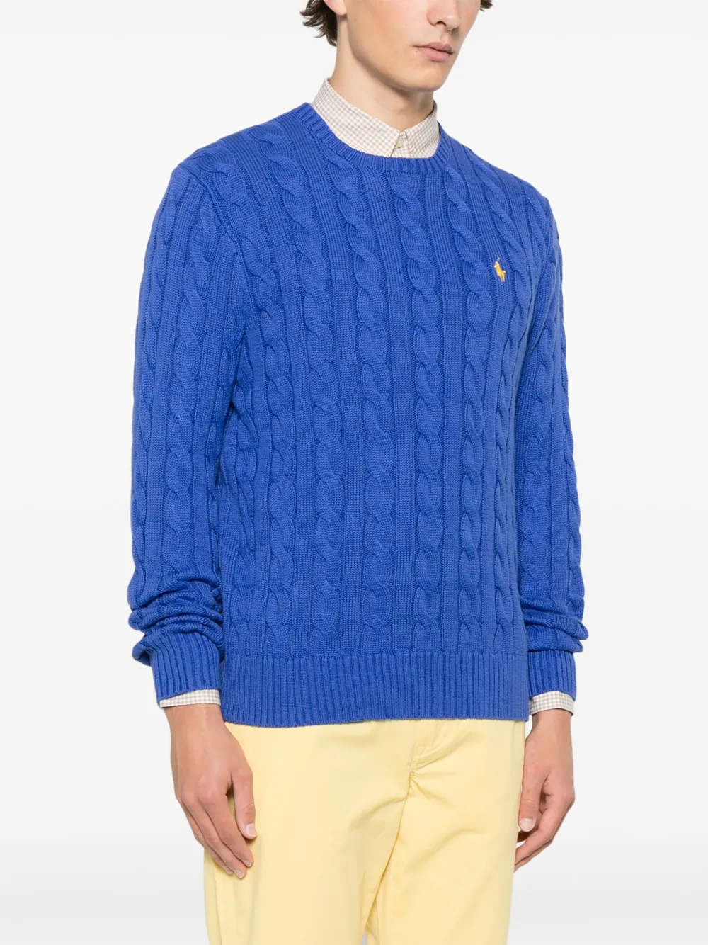 Polo Ralph Lauren Trui met geborduurd Polo Pony-logo Blauw