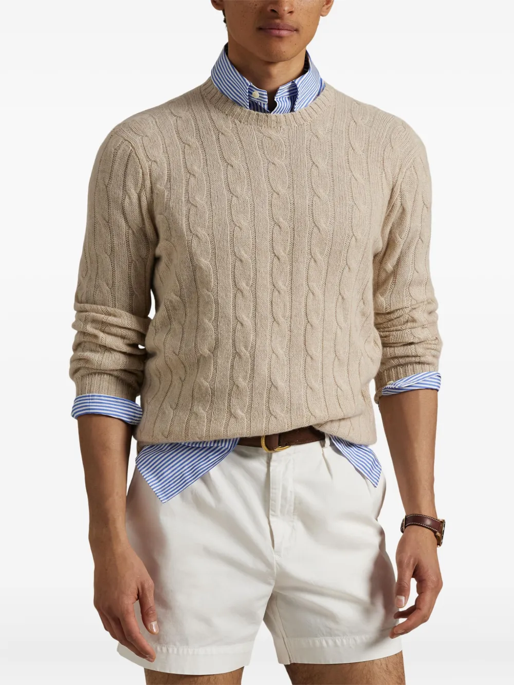 Polo Ralph Lauren Kabelgebreide trui Beige