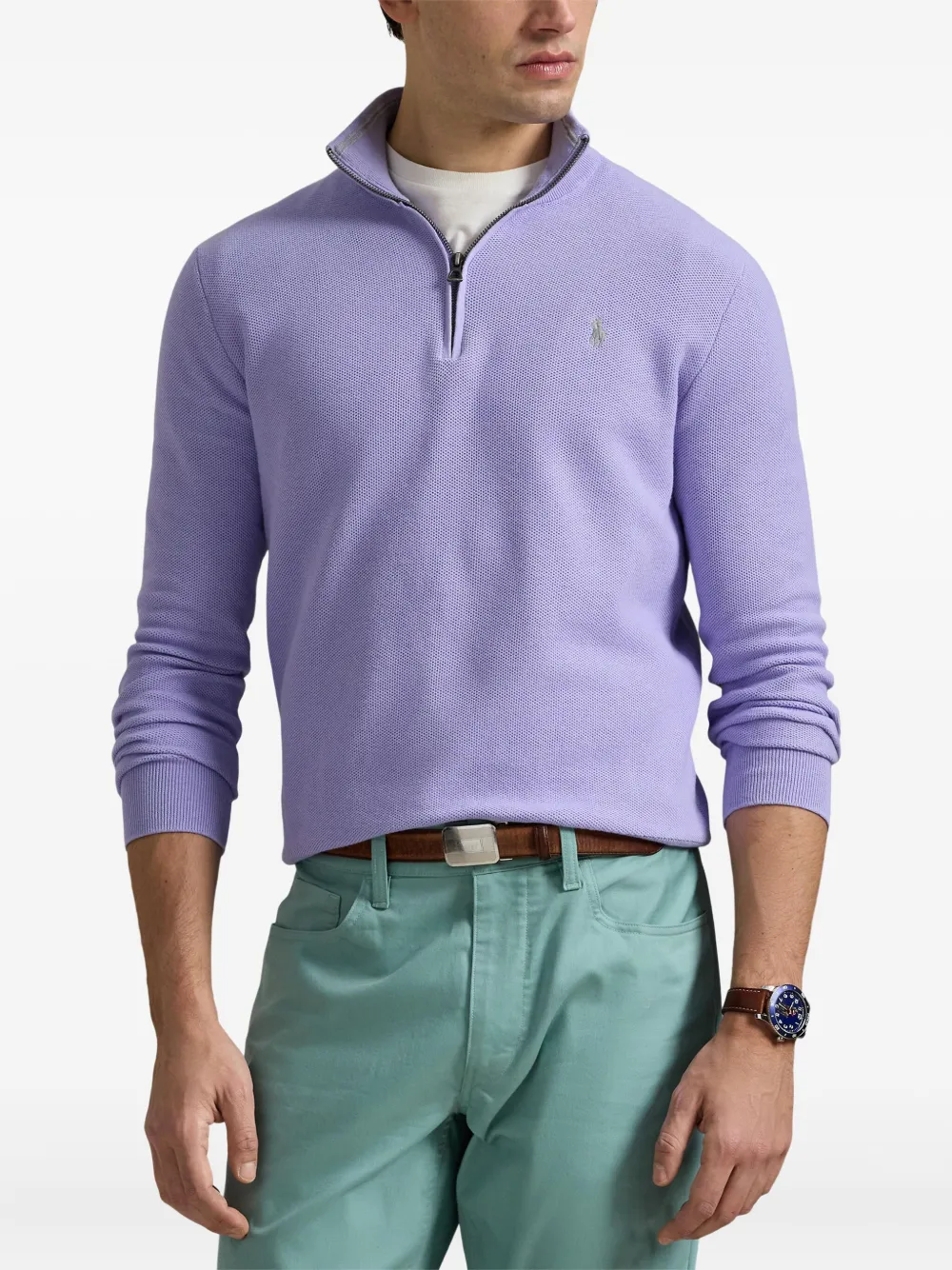 Polo Ralph Lauren Trui met rits Paars