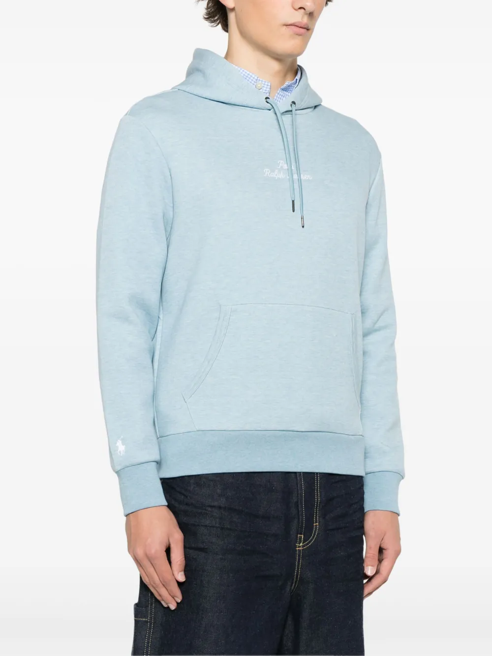 Polo Ralph Lauren Hoodie met geborduurd logo Blauw