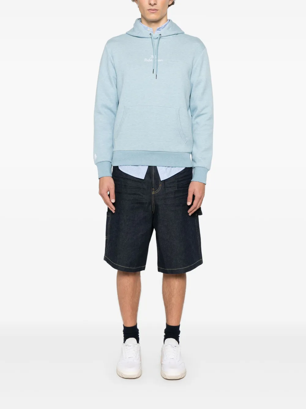 Polo Ralph Lauren Hoodie met geborduurd logo Blauw