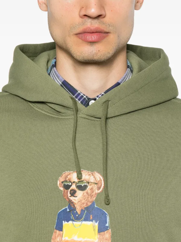 Polo Ralph Lauren Polo Bear Hoodie Green FARFETCH GE