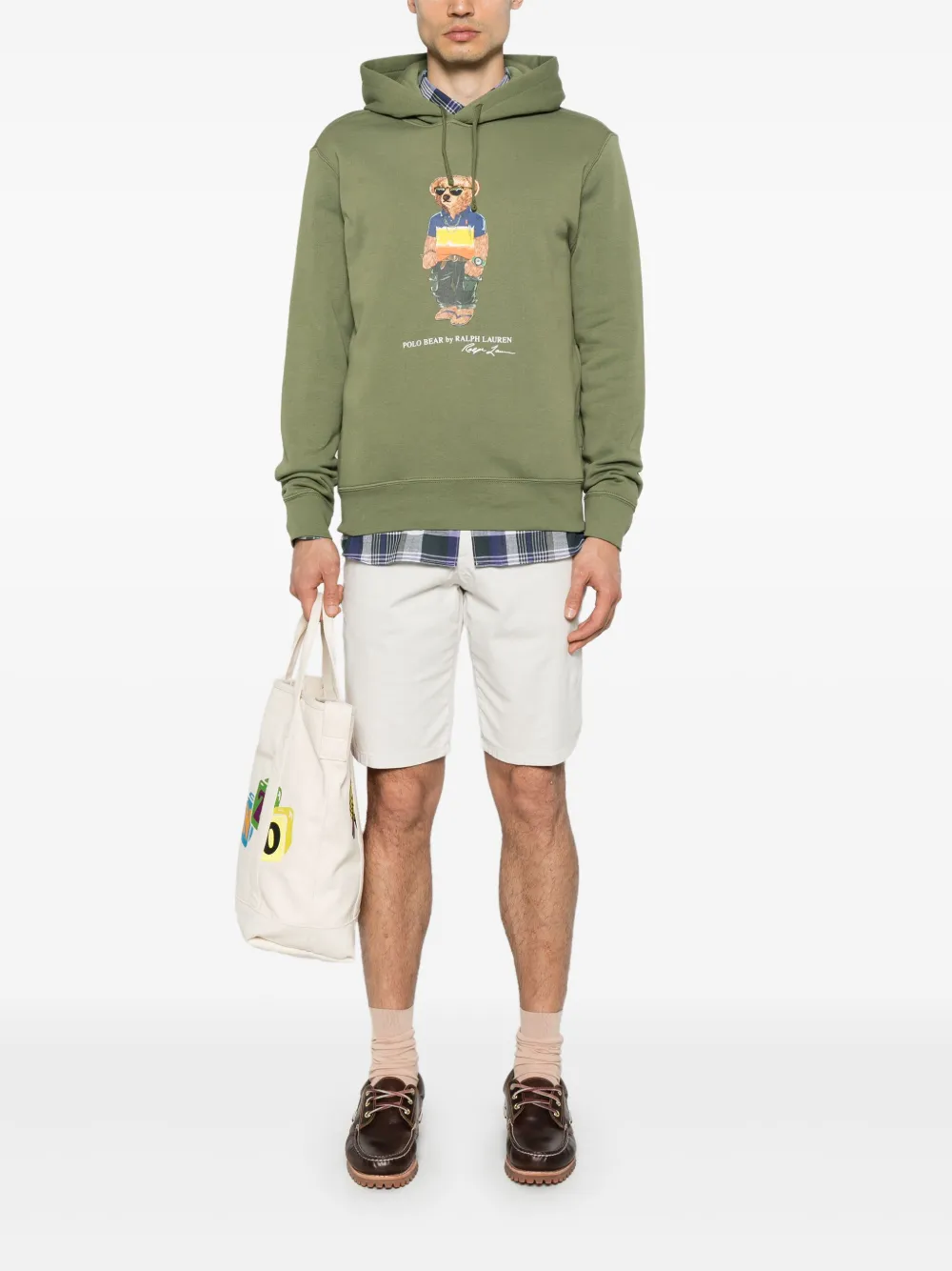 Polo Ralph Lauren Hoodie met print Groen
