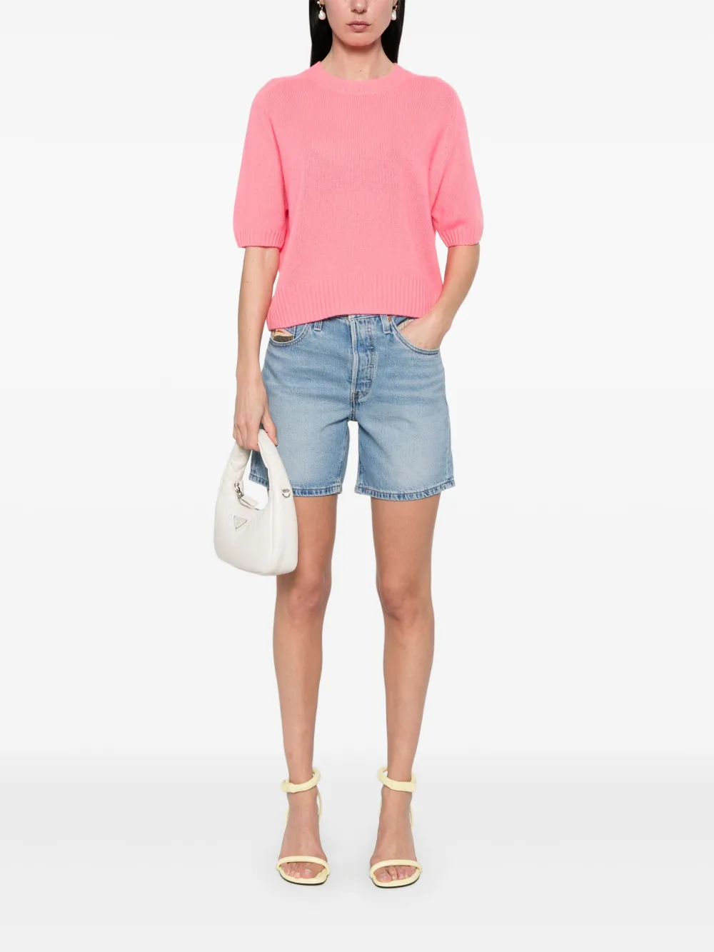 Allude Kasjmier T-shirt - Roze