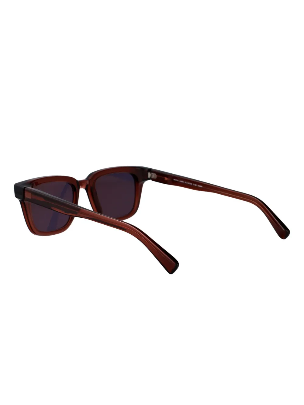 Mykita Zonnebril met rechthoekig montuur Rood