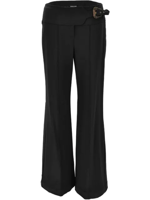 Versace Jeans Couture belted flared trousers