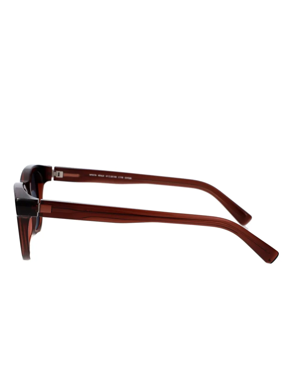 Mykita Zonnebril met rond montuur Rood