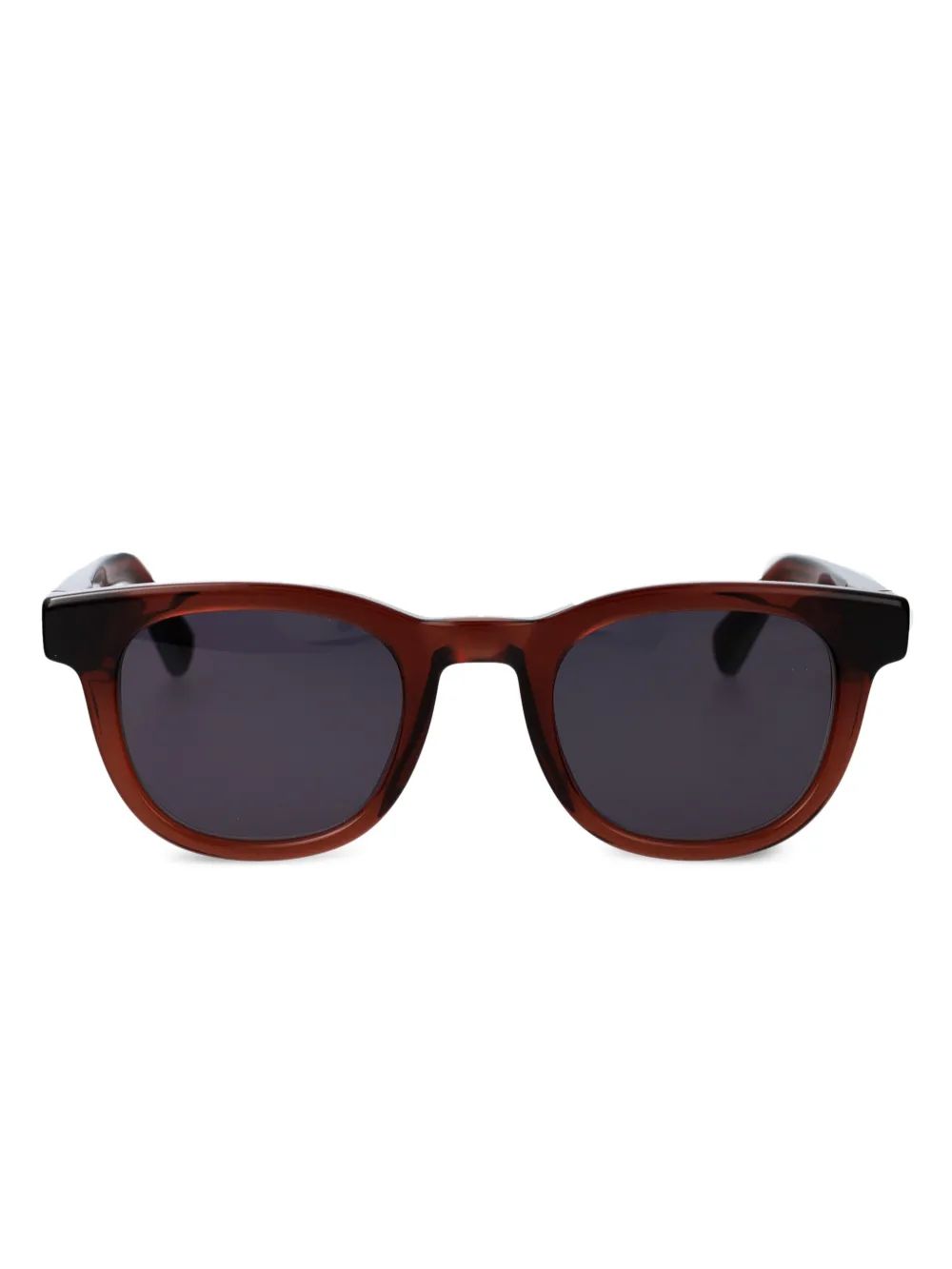 Mykita Zonnebril met rond montuur Rood