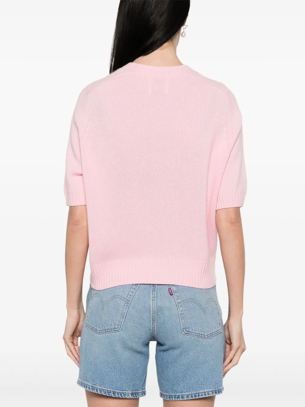 Allude Kasjmier T-shirt Roze
