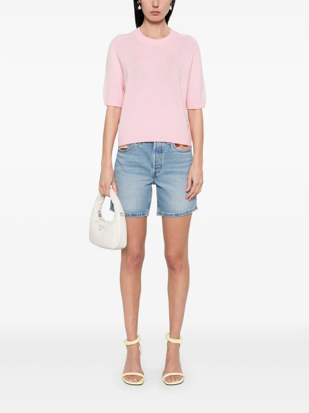 Allude Kasjmier T-shirt - Roze