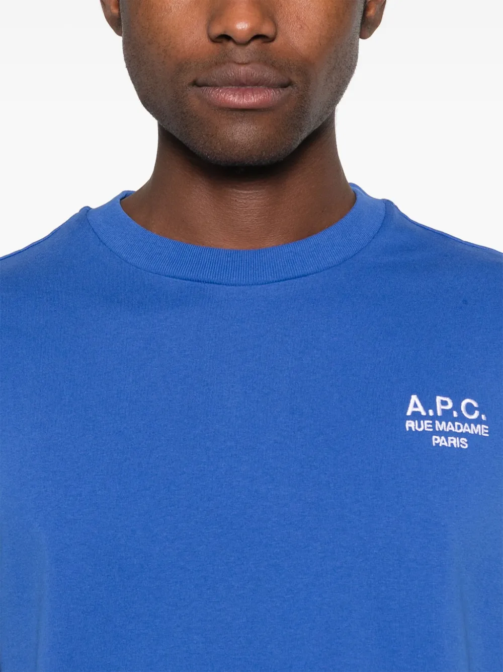 A.P.C. Rue Madame T-shirt Blauw
