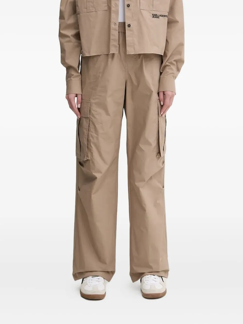 Karl Lagerfeld Jeans cargo-pocket cotton trousers - ニュートラル Karl Lagerfeld Jeans cargo-pocket cotton trousers - ニュートラル