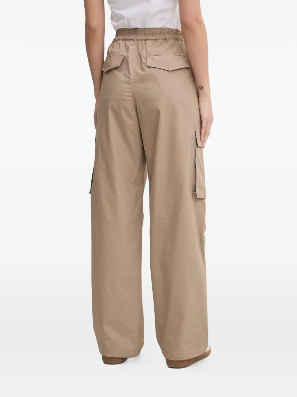 Karl Lagerfeld Jeans Broek met cargo zak Beige