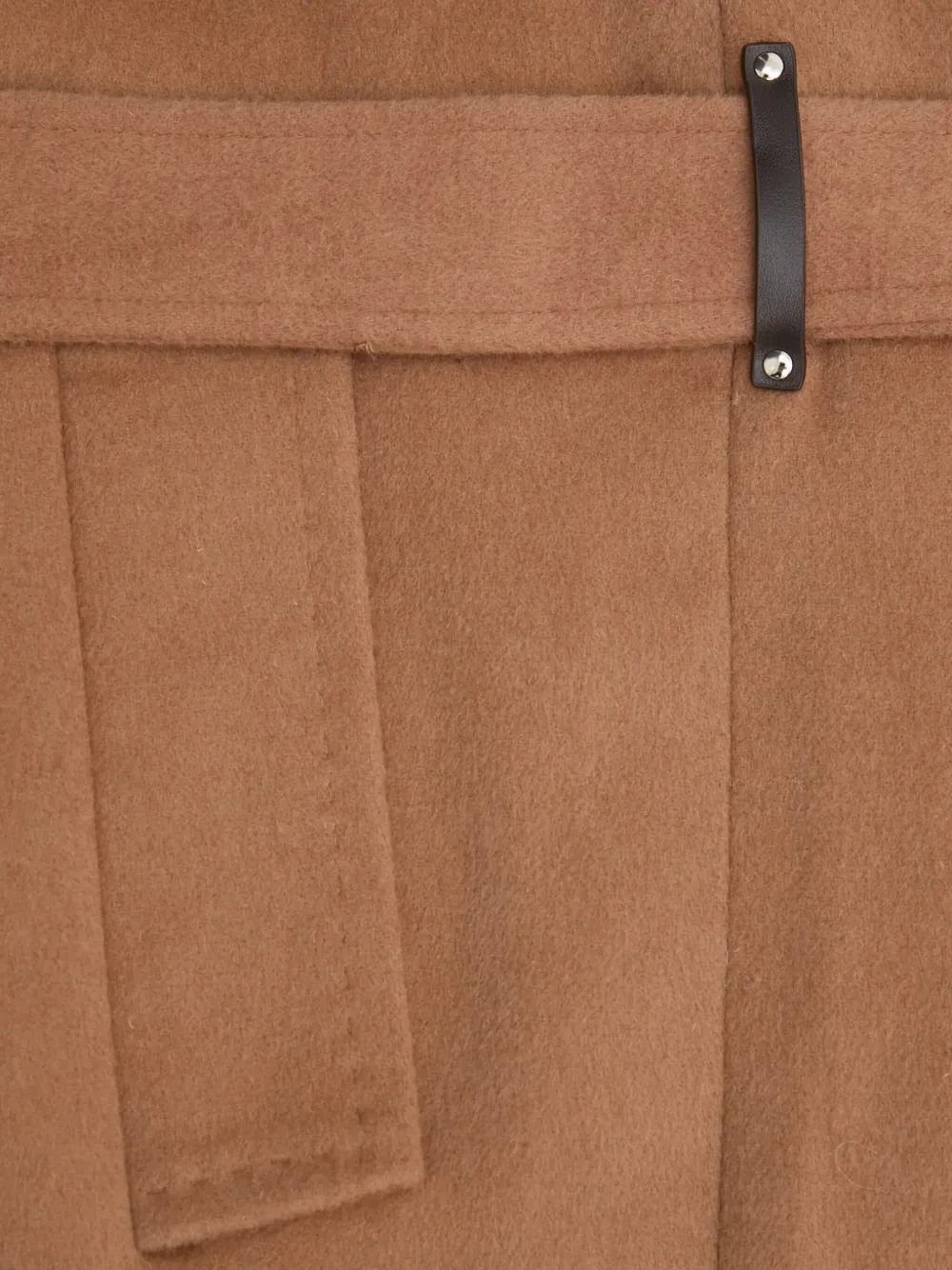 DKNY Jas met ceintuur en dubbele rij knopen Bruin