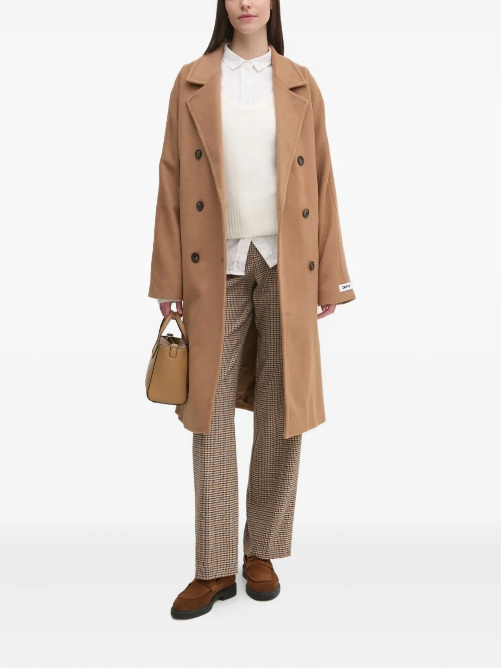 DKNY double-breasted belted coat | Double Breasted & Peacoats | Image 2