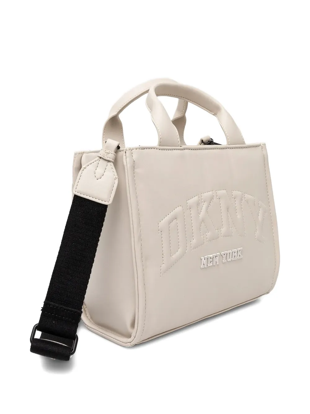DKNY Hadlee shopper met logo-reliëf - Beige