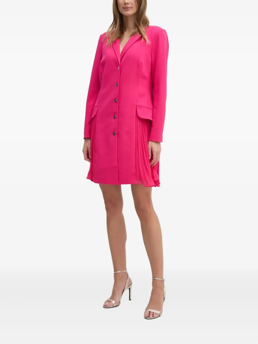 DKNY Blazerjurk met geplooid detail Roze