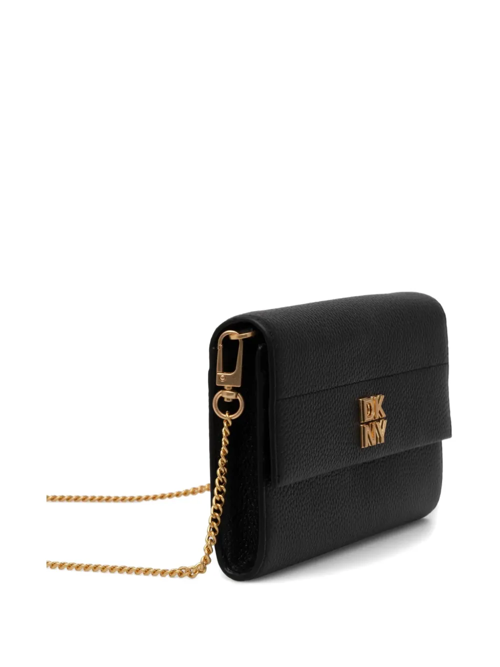 DKNY Leren portemonnee Zwart