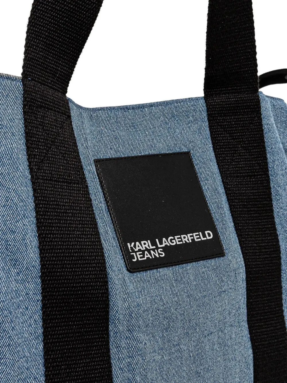 Karl Lagerfeld Jeans Schoudertas met logopatch Blauw