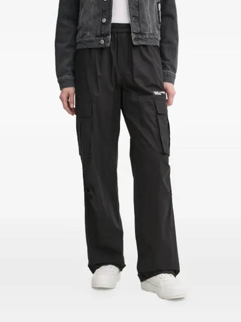 Karl Lagerfeld Jeans logo-embroidered cargo pants