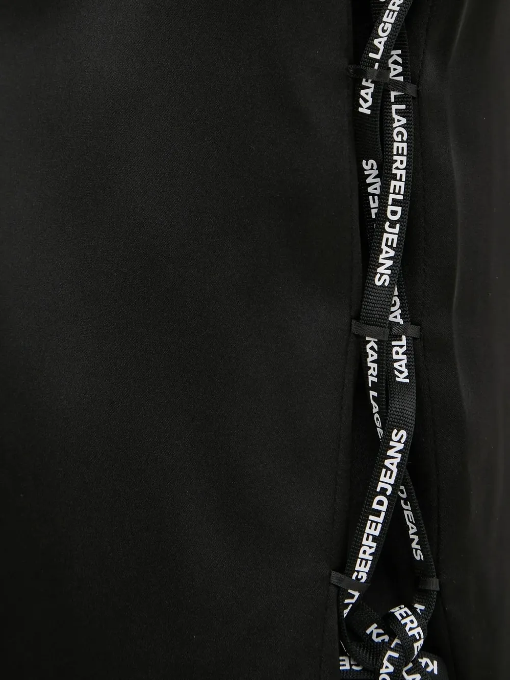 Karl Lagerfeld Jeans single-breasted blazer Zwart