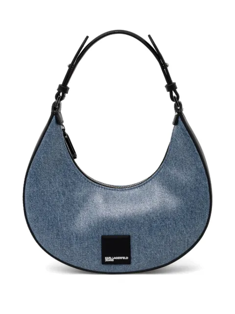 Karl Lagerfeld Jeans logo-patch shoulder bag