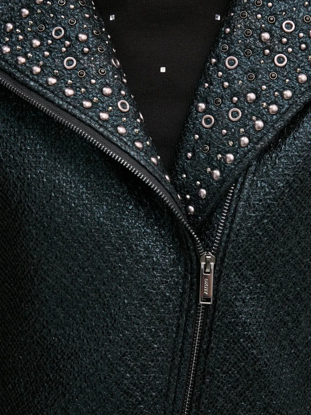 DKNY Bikerjack verfraaid met studs Zwart
