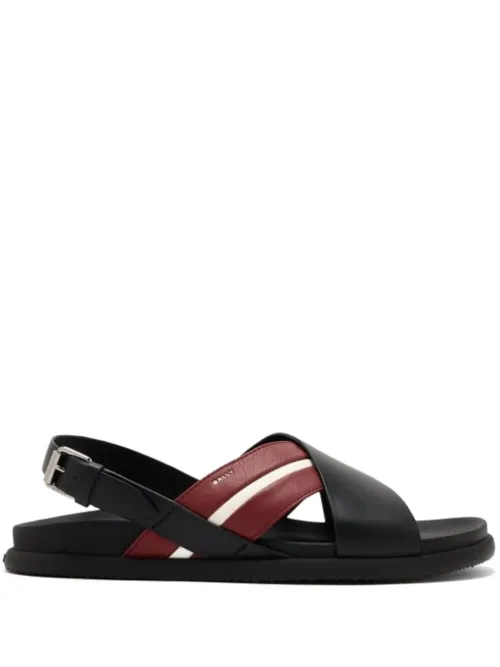 Bally sandales en cuir - Noir - Bally - Modalova