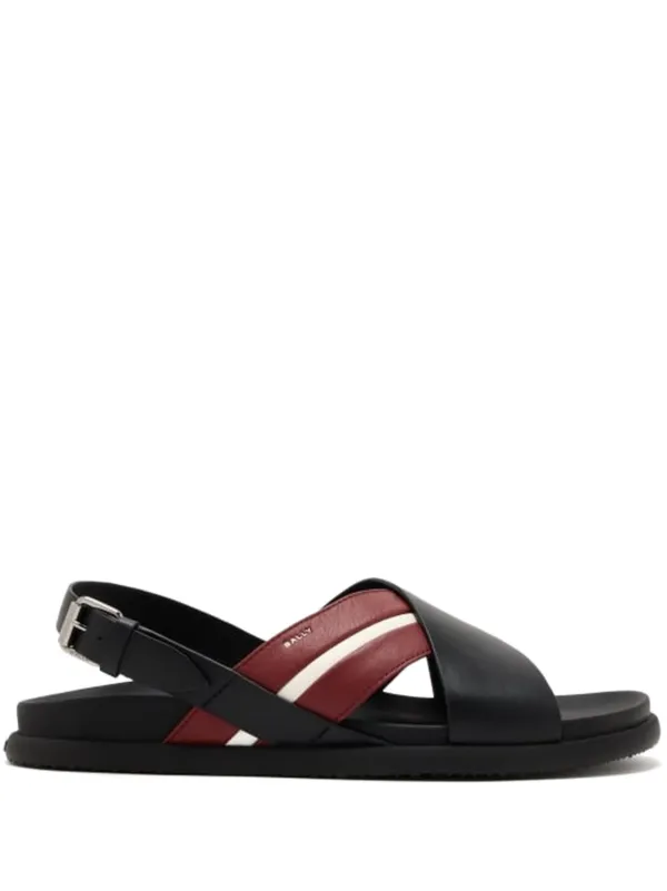 Bally Leather Sandals Black FARFETCH IN