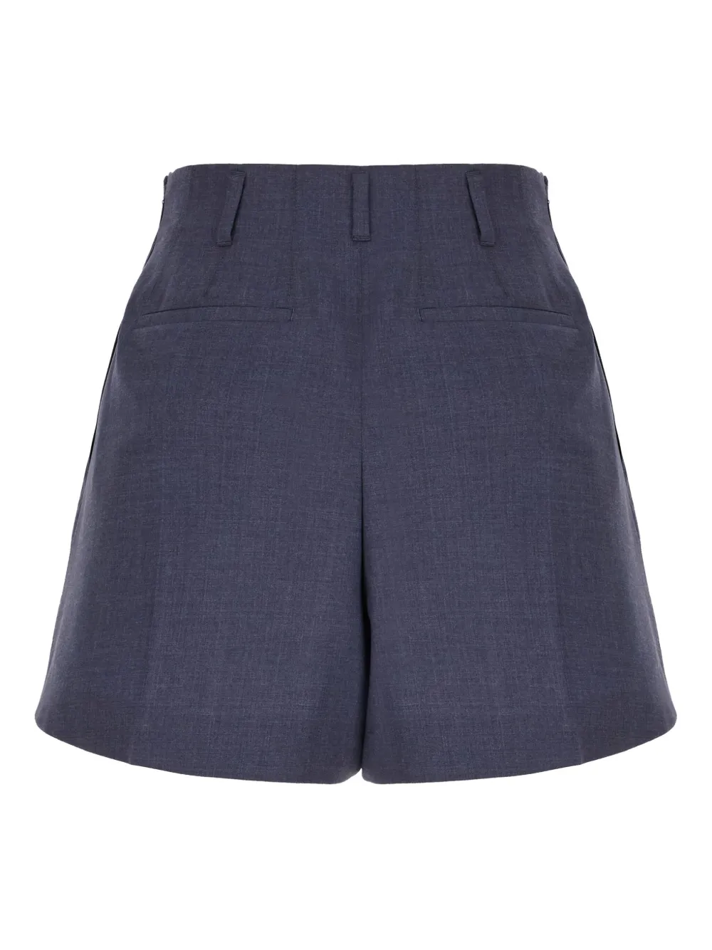 Givenchy high-waisted wool shorts - Blauw