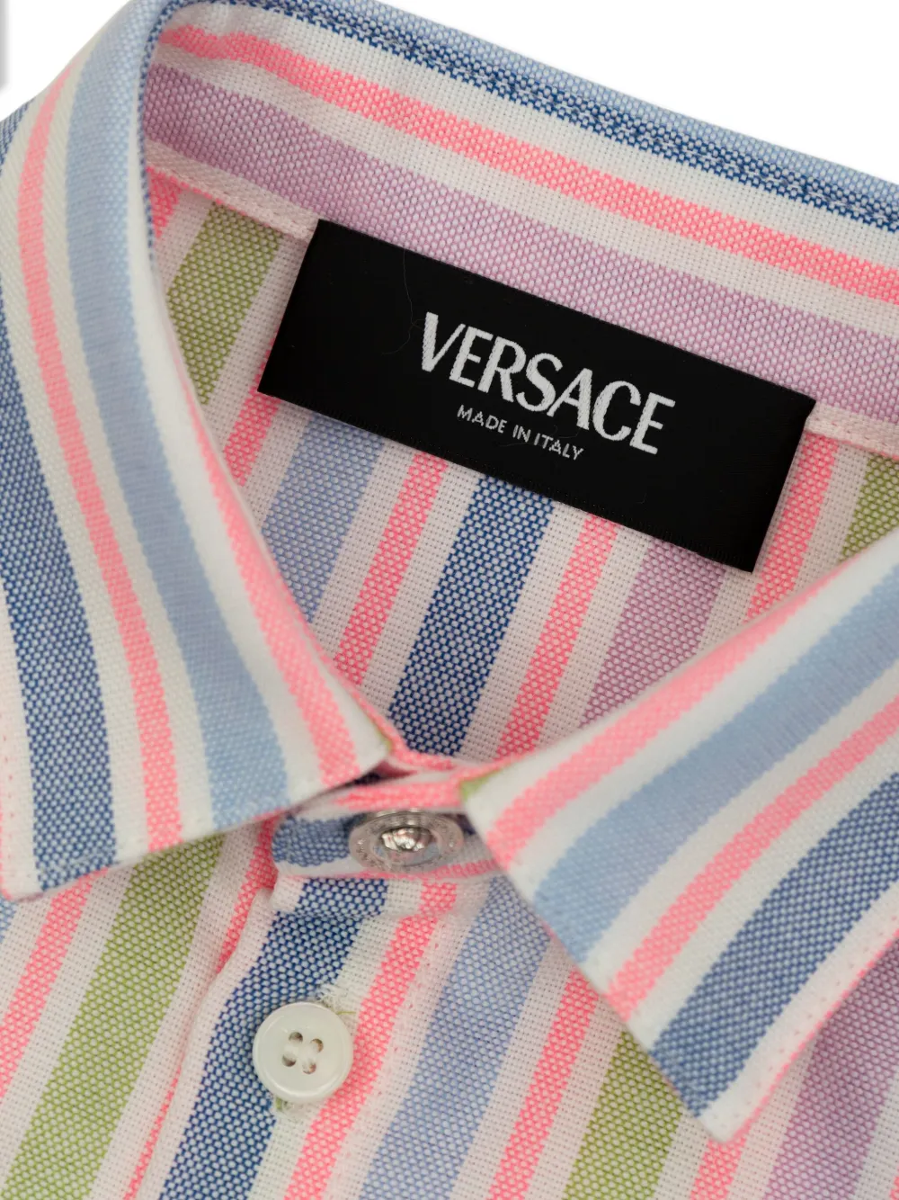 Versace Kids Gestreept shirt Roze