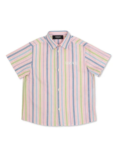 Versace Kids striped shirt 