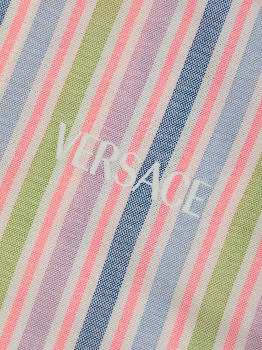 Versace Kids Gestreept shirt Roze