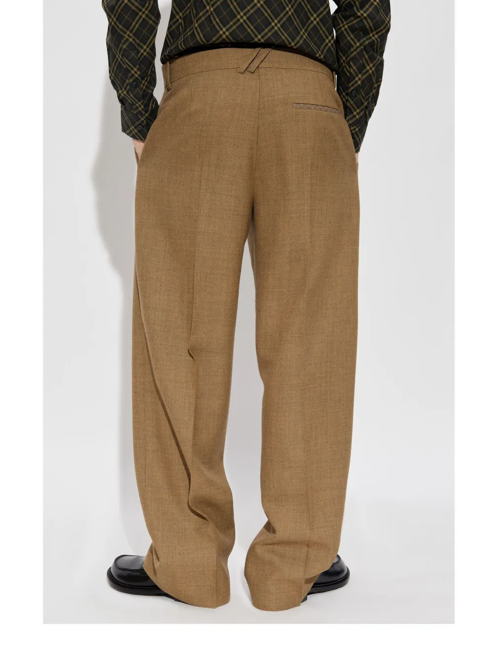 Burberry Wollen broek Bruin