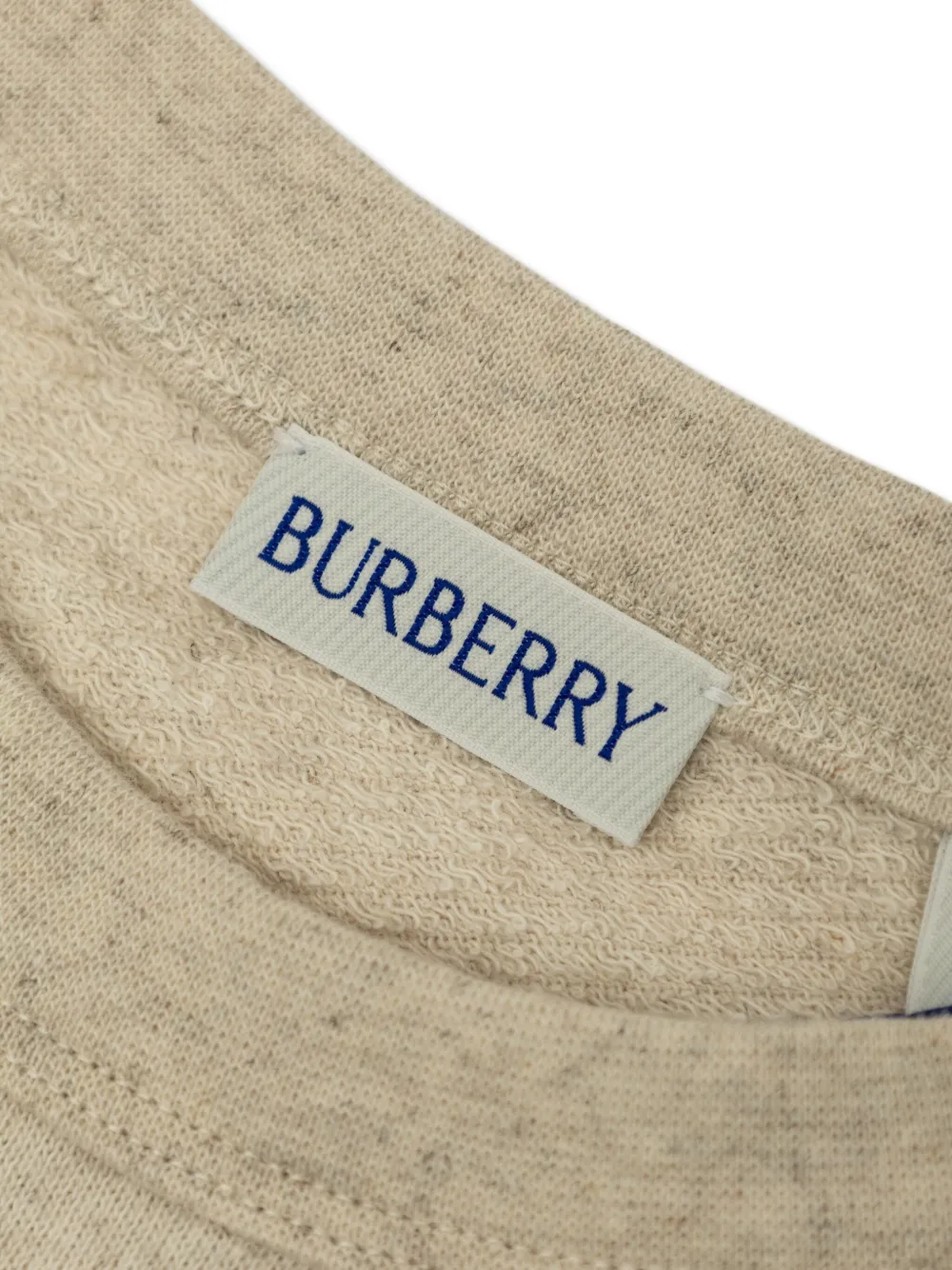 Burberry Kids Sweater met logoprint Beige