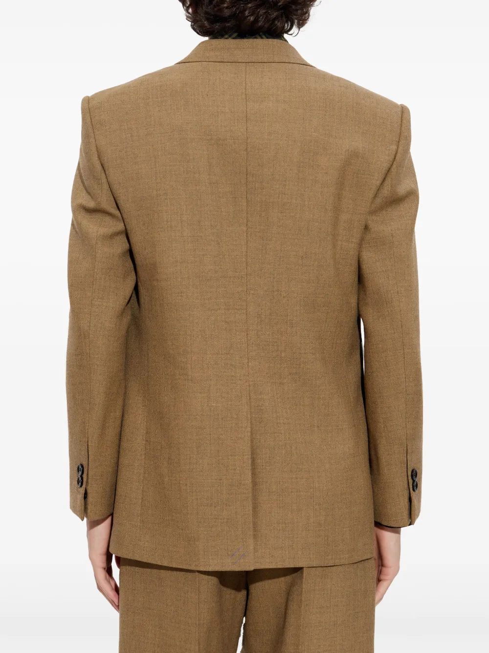 Burberry Wollen blazer Bruin