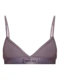Versace logo-underband bra - Purple