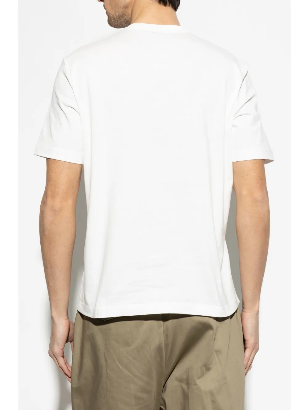 PS Paul Smith T-shirt met doodskopprint Wit