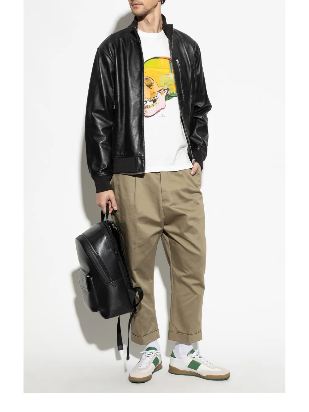 PS Paul Smith skull-print T-shirt - Wit