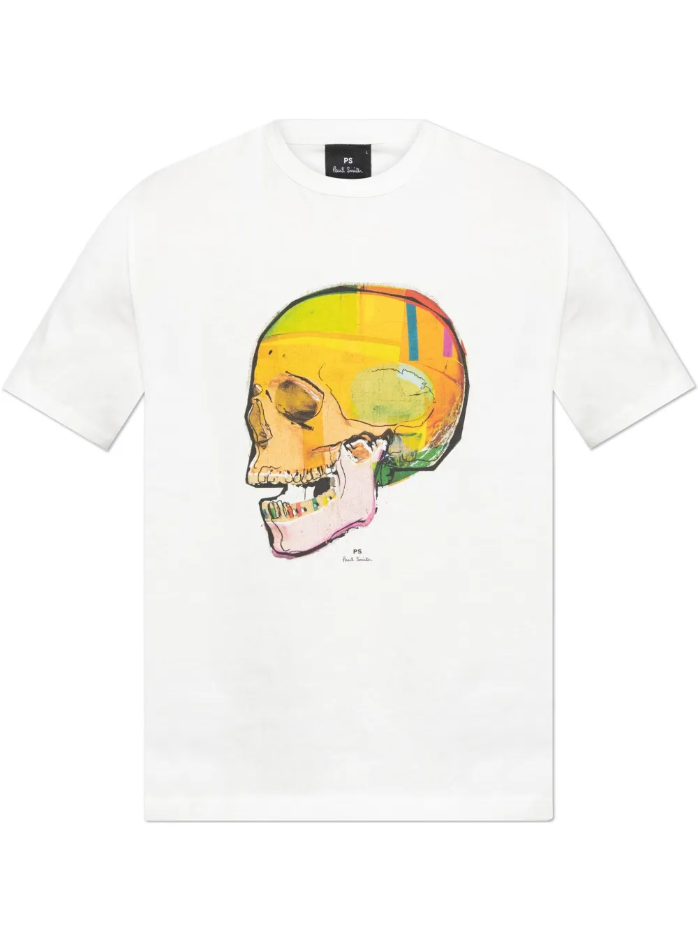 Ps By Paul Smith Ps Paul Smith Skull T-shirt In White