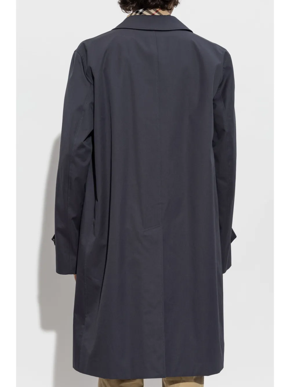 Burberry Katoenen trenchcoat Blauw