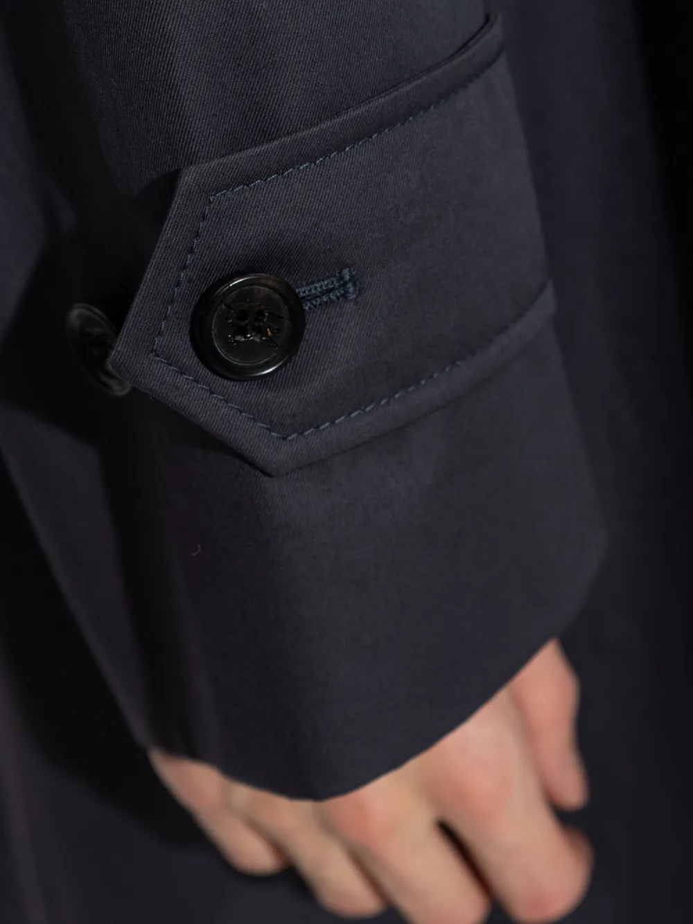 Burberry Katoenen trenchcoat Blauw
