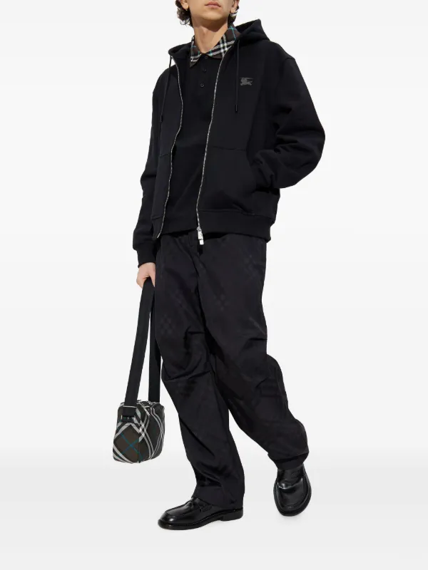 Burberry フーディ Burberry zip-up Hoodie | Brown | FARFETCH