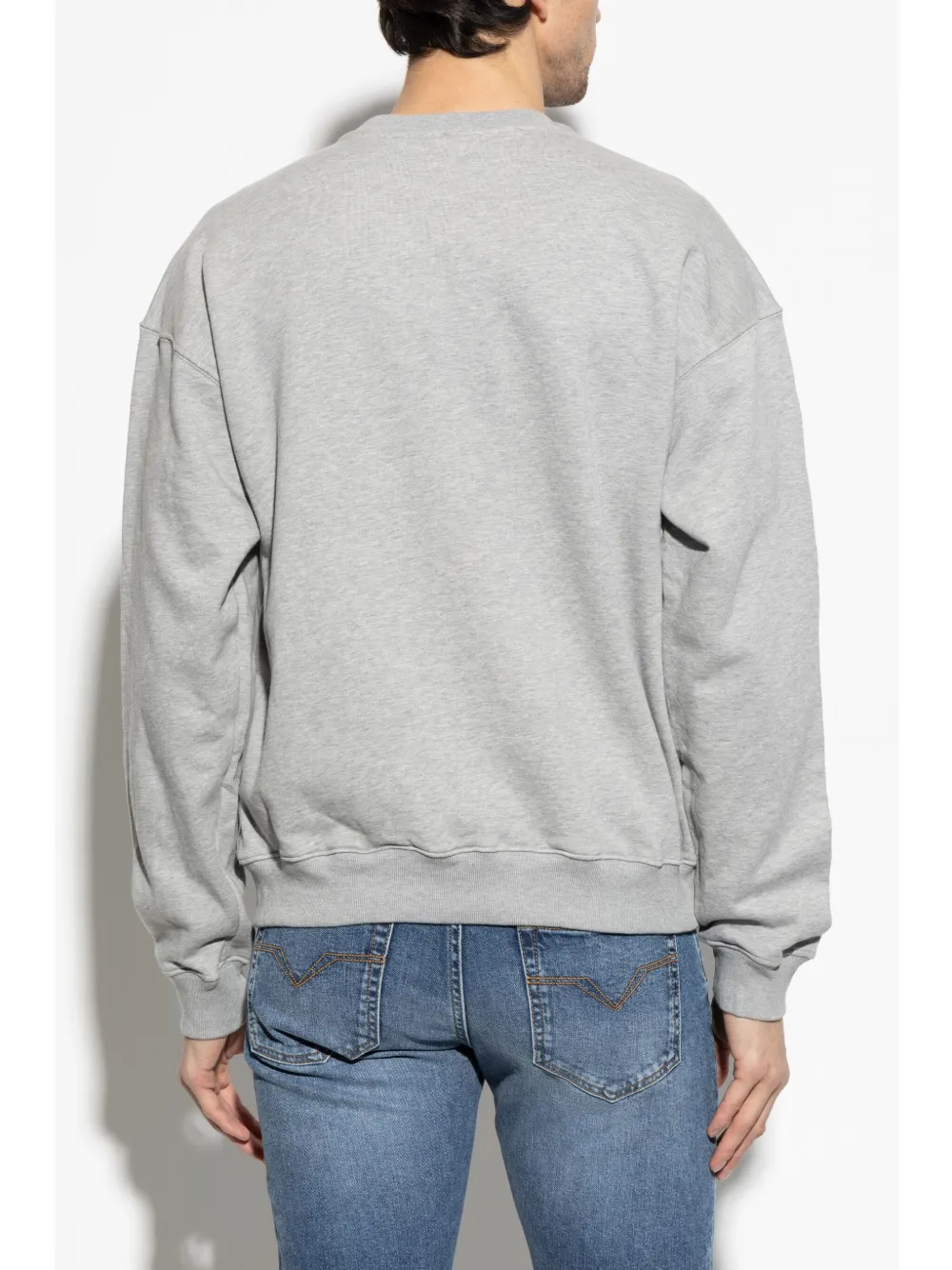 Versace Sweater met print Grijs