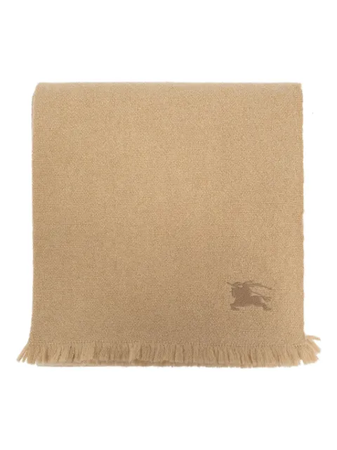 Burberry Equestrian Knight-embroidered scarf