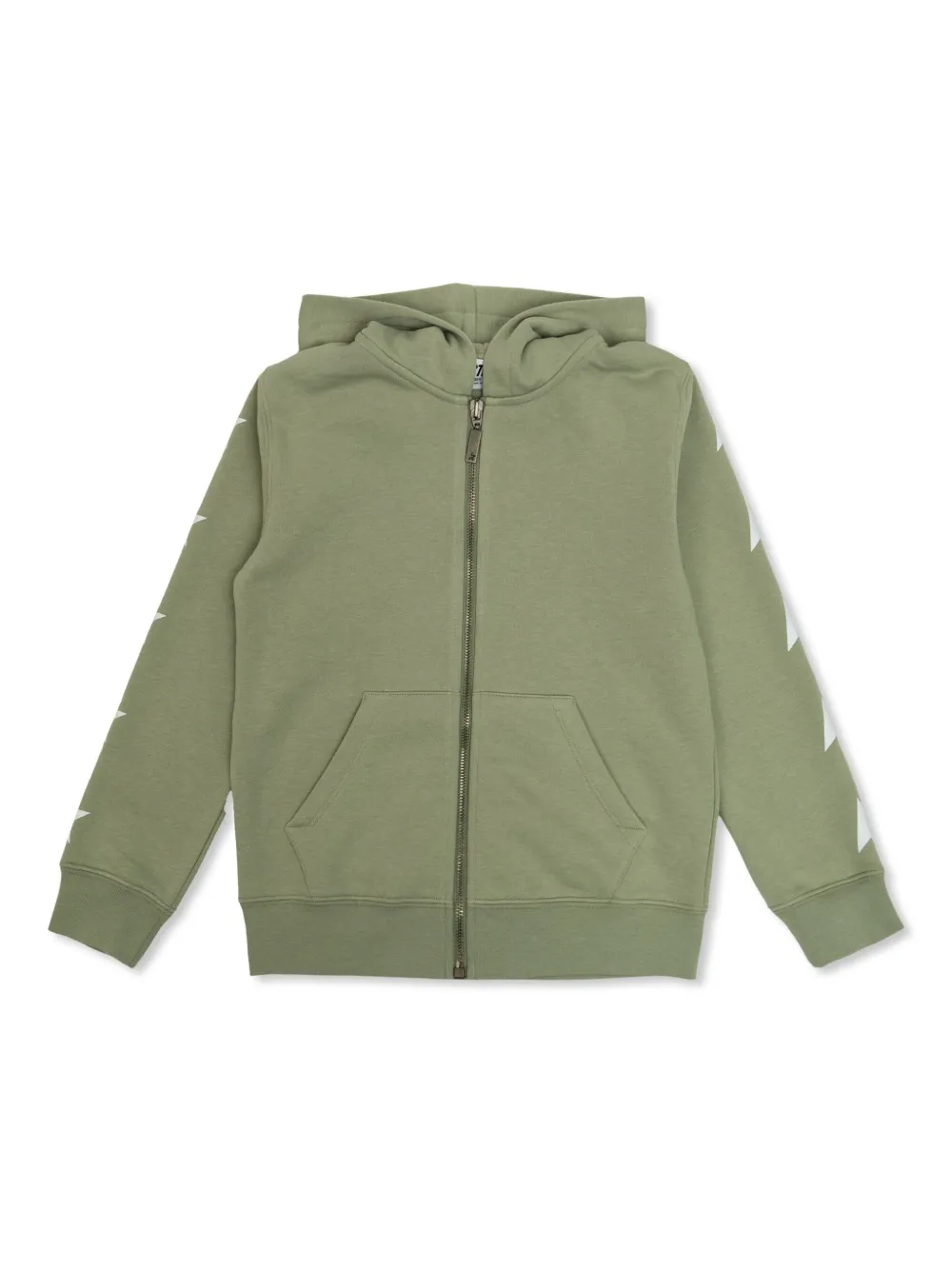 Golden Goose Kids Hoodie met sterrenprint Groen