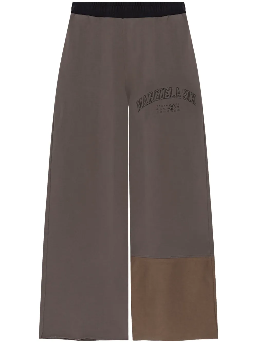 MM6 Maison Margiela ワイド トラックパンツ - ブラウン MM6 Maison Margiela ワイド トラックパンツ - ブラウン
